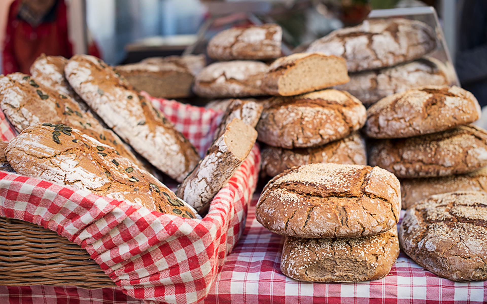 Besuch am Benedektinermarkt