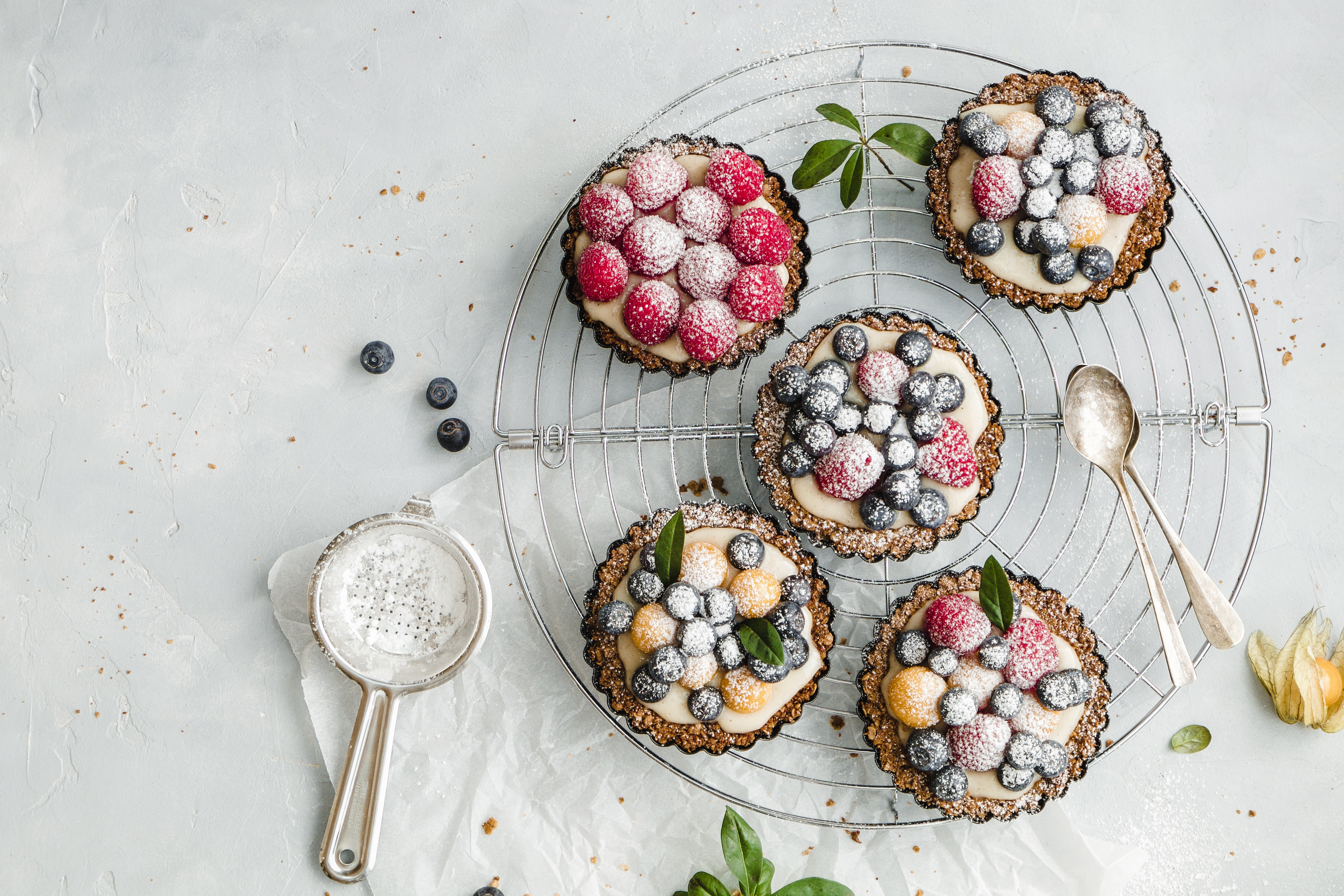 Fruchtige Beeren-Tartelettes