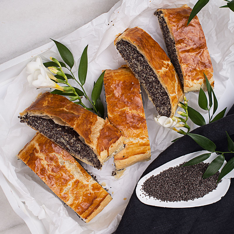 Apfel Mohn Strudel
