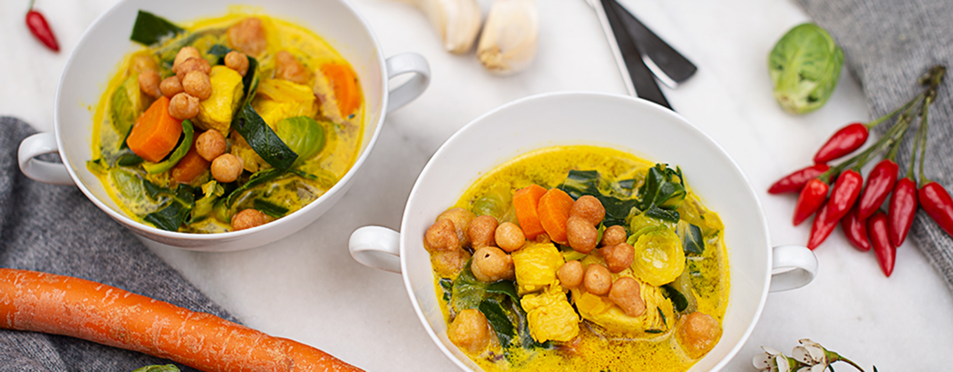 Warming turmeric chicken vegetable soup