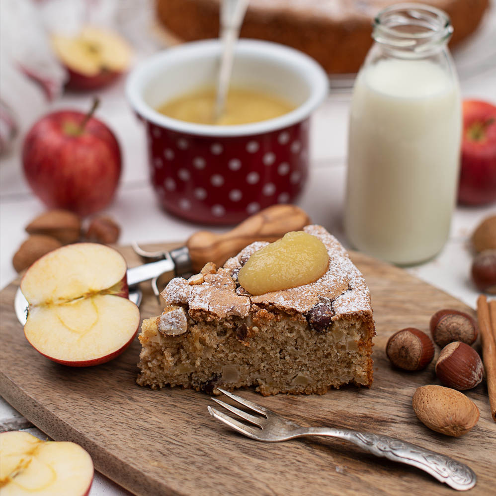 Apfel Brösel Kuchen | LAND-LEBEN Rezept