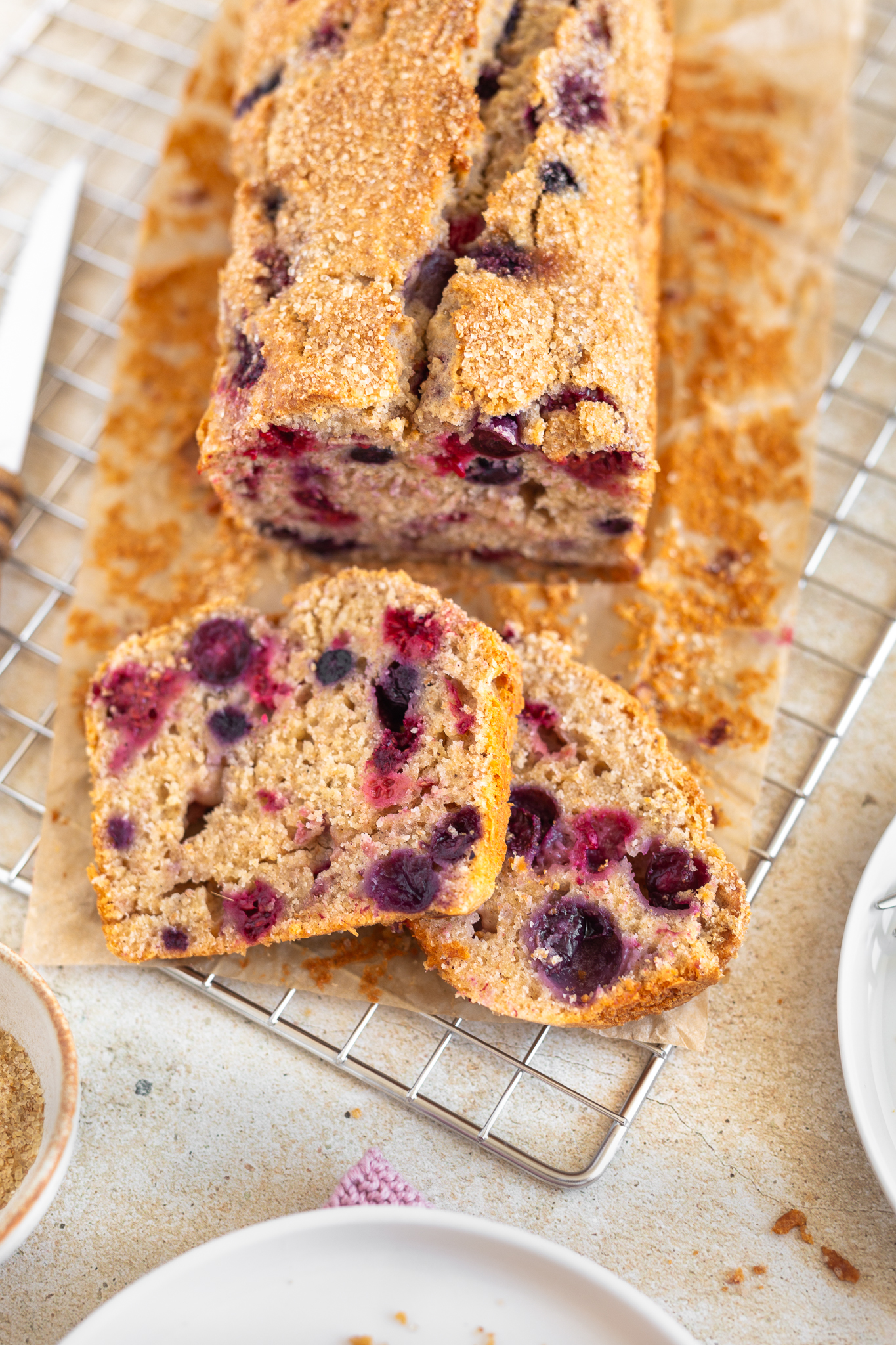 Fruchtiges Beerenbrot